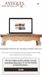 Mobile Screenshot of antiqueswebdesign.com